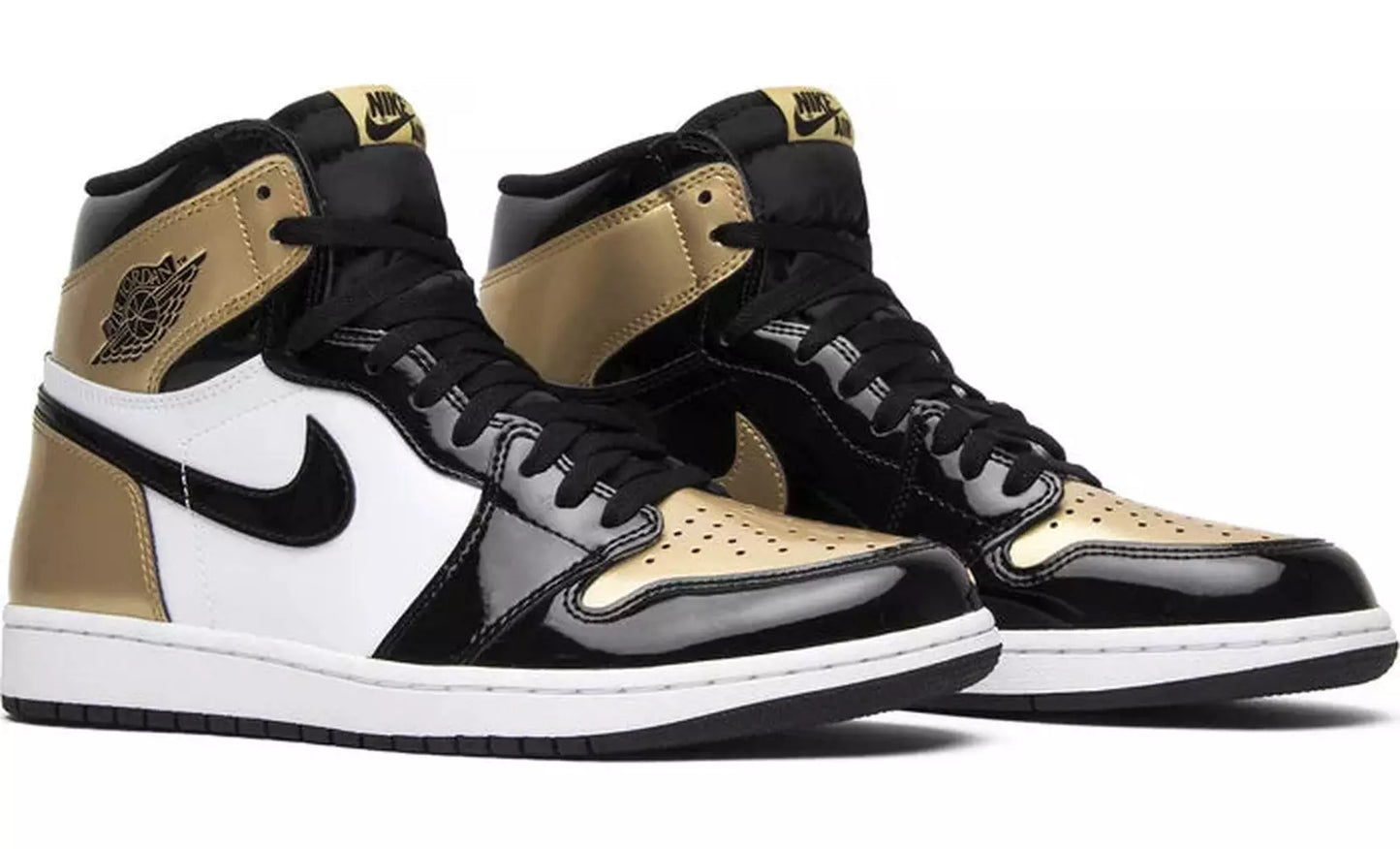 Jordan 1 Retro High NRG Patent Gold Toe