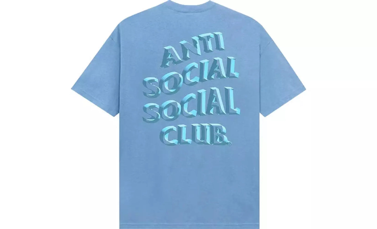 Anti Social Social Club Deeper Than Usual Aquatic Blue Tee