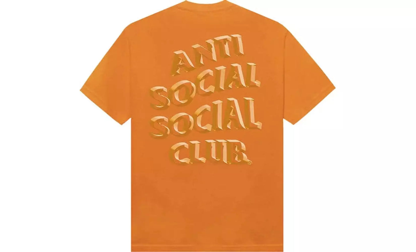 Anti Social Social Club Deeper Than Usual Orange Sherbert Tee