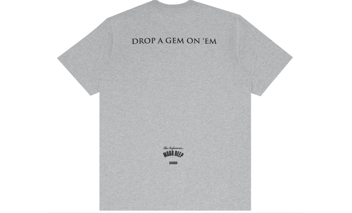 Supreme Mobb Deep Dragon Tee Heather Grey