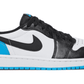 Jordan 1 Retro Low OG Black Dark Powder Blue