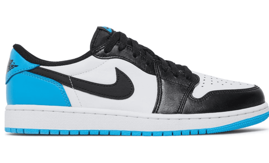 Jordan 1 Retro Low OG Black Dark Powder Blue