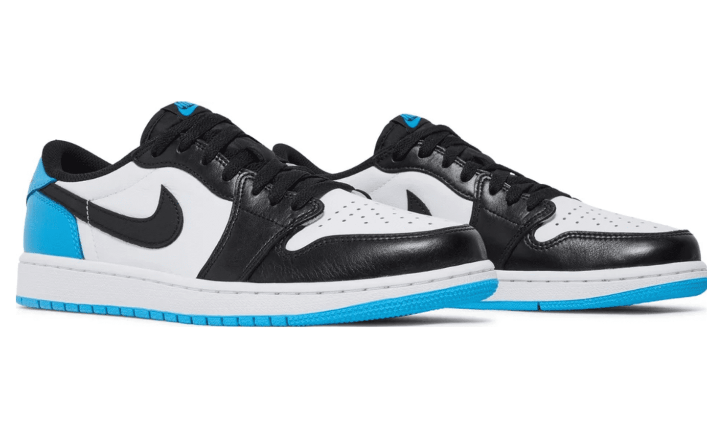 Jordan 1 Retro Low OG Black Dark Powder Blue