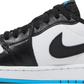 Jordan 1 Retro Low OG Black Dark Powder Blue