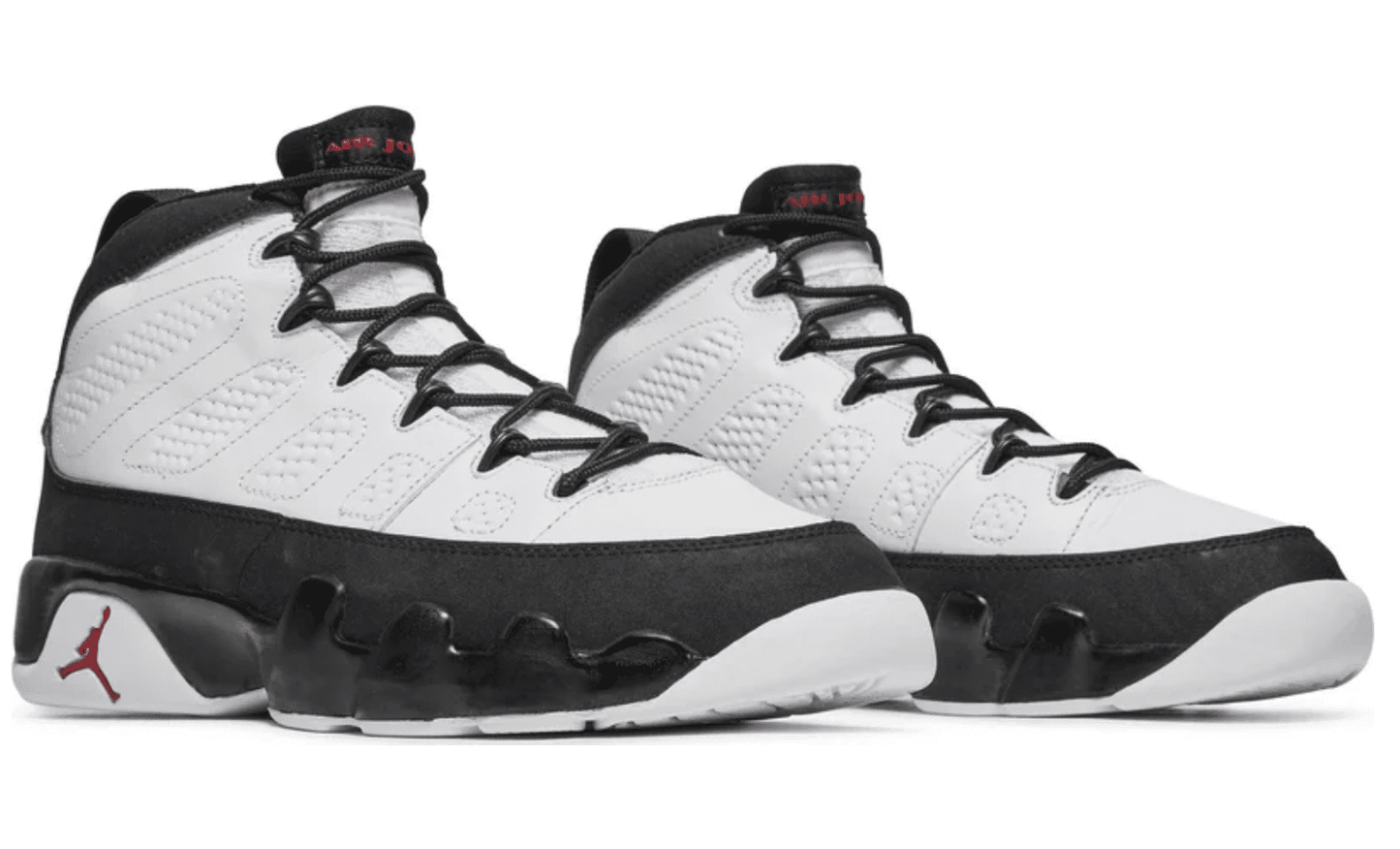 Jordan 9 Retro White Black Red (2002)