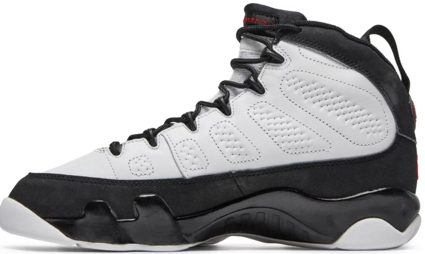 Jordan 9 Retro White Black Red (2002)