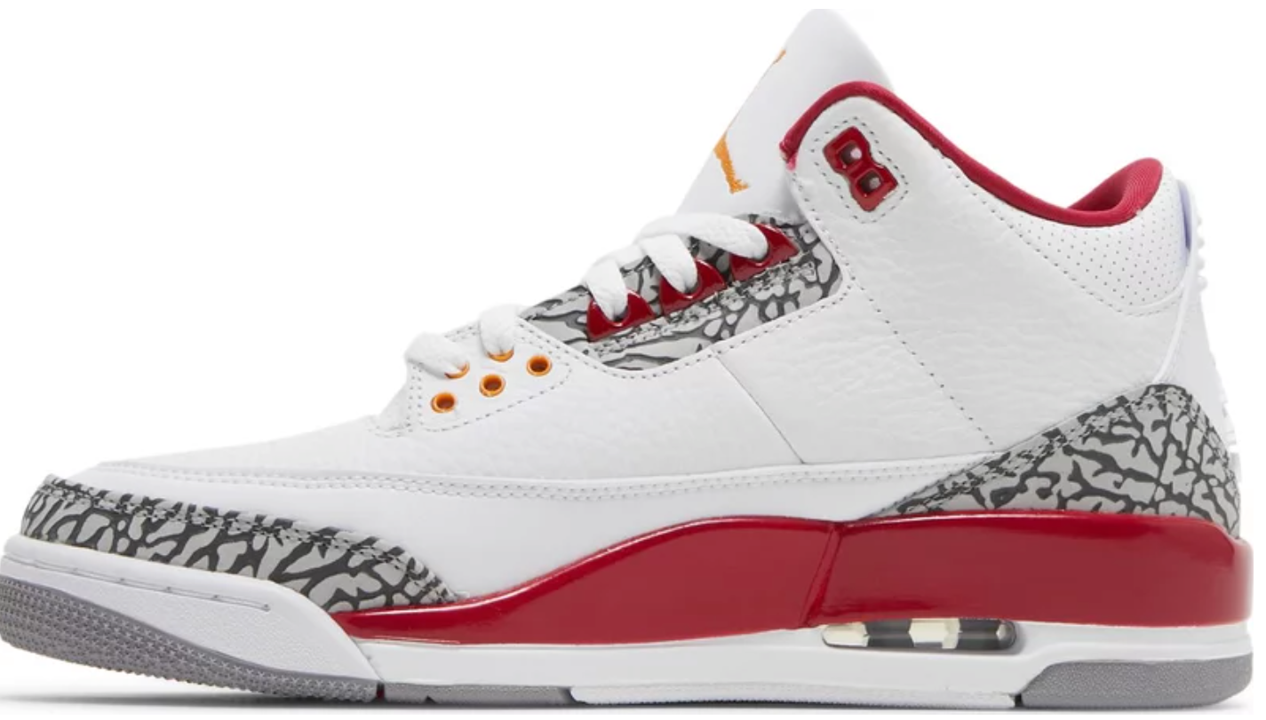 Jordan 3 Retro Cardinal Red