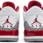 Jordan 3 Retro Cardinal Red