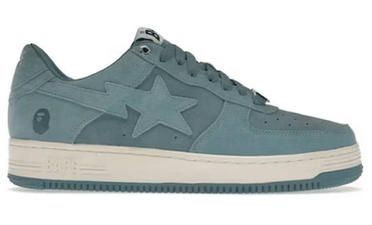 A Bathing Ape Bape Sta Blue Suede