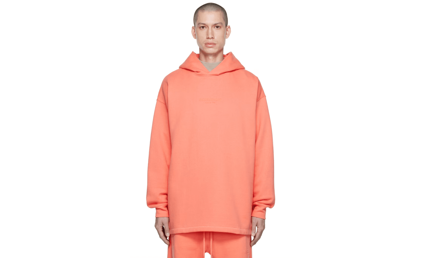 Essentials Fear of God Coral Relaxed Hoodie