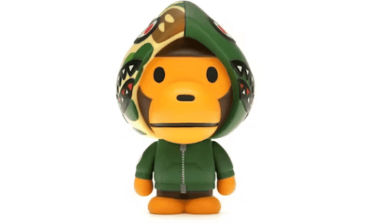 BAPE Baby Milo Shark Hoodie Vinyl Toy Green