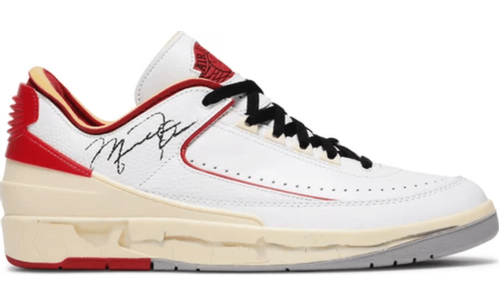 Jordan 2 Retro Low SP Off-White White Red