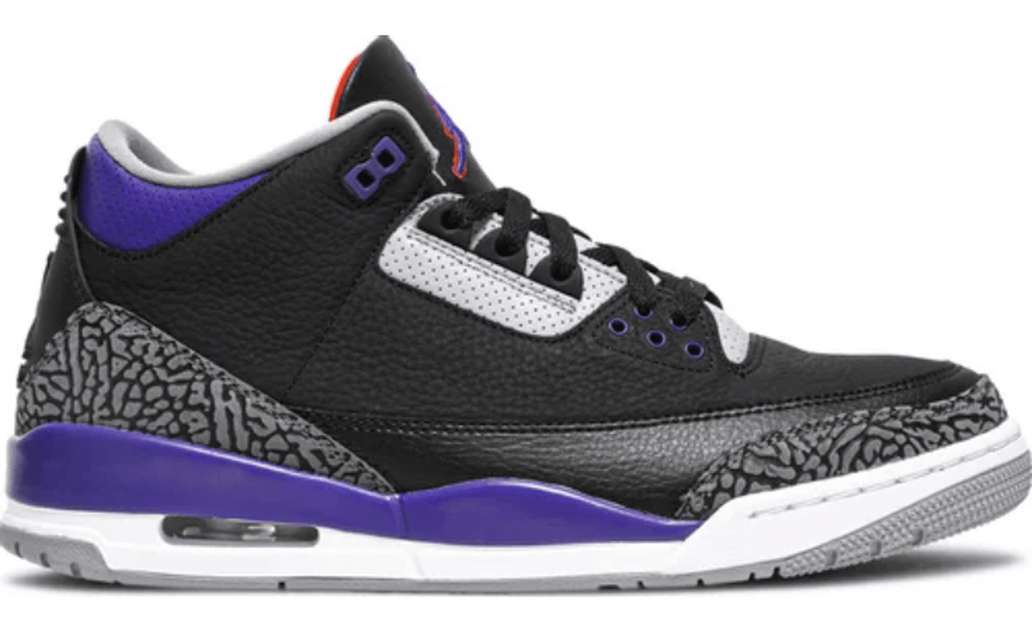 Jordan 3 Retro Black Court Purple