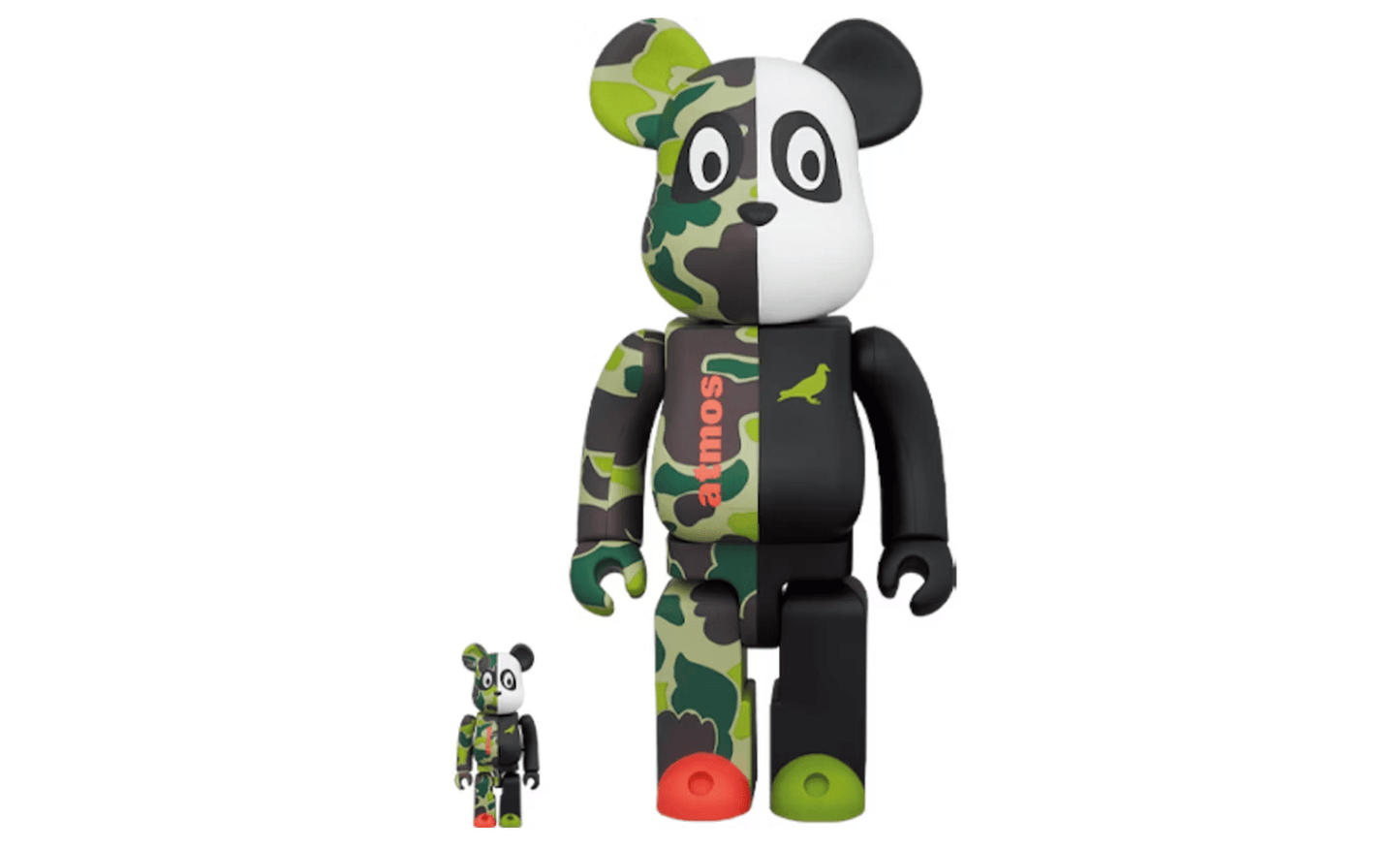 Bearbrick atmos x STAPLE #3 100% & 400% Set