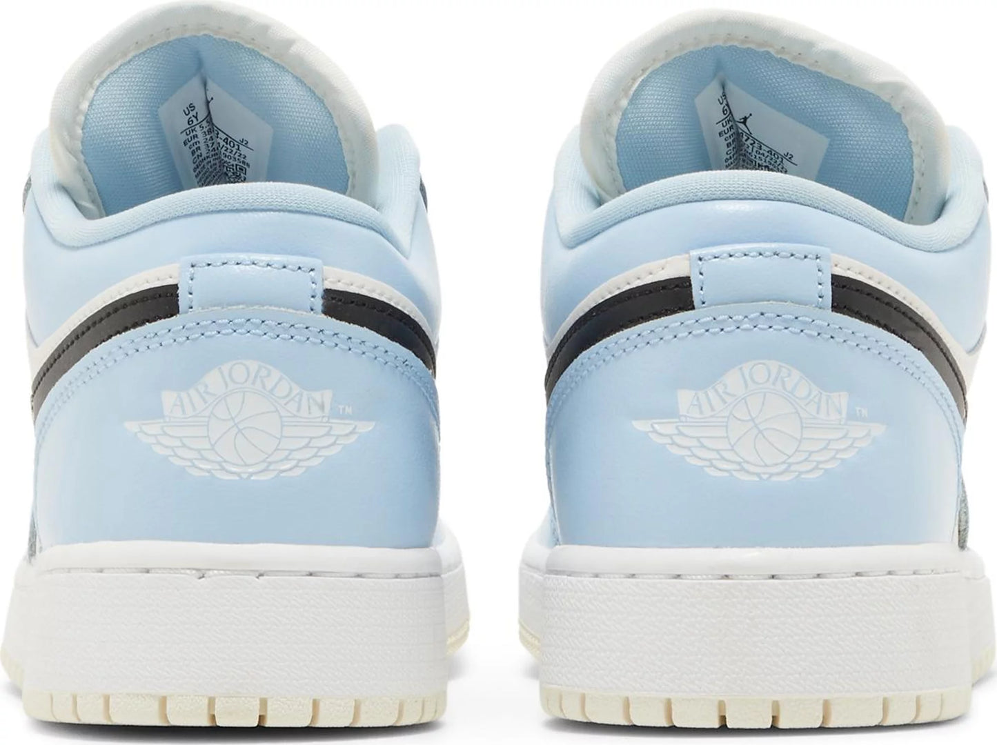 Jordan 1 Low Ice Blue Black (GS)