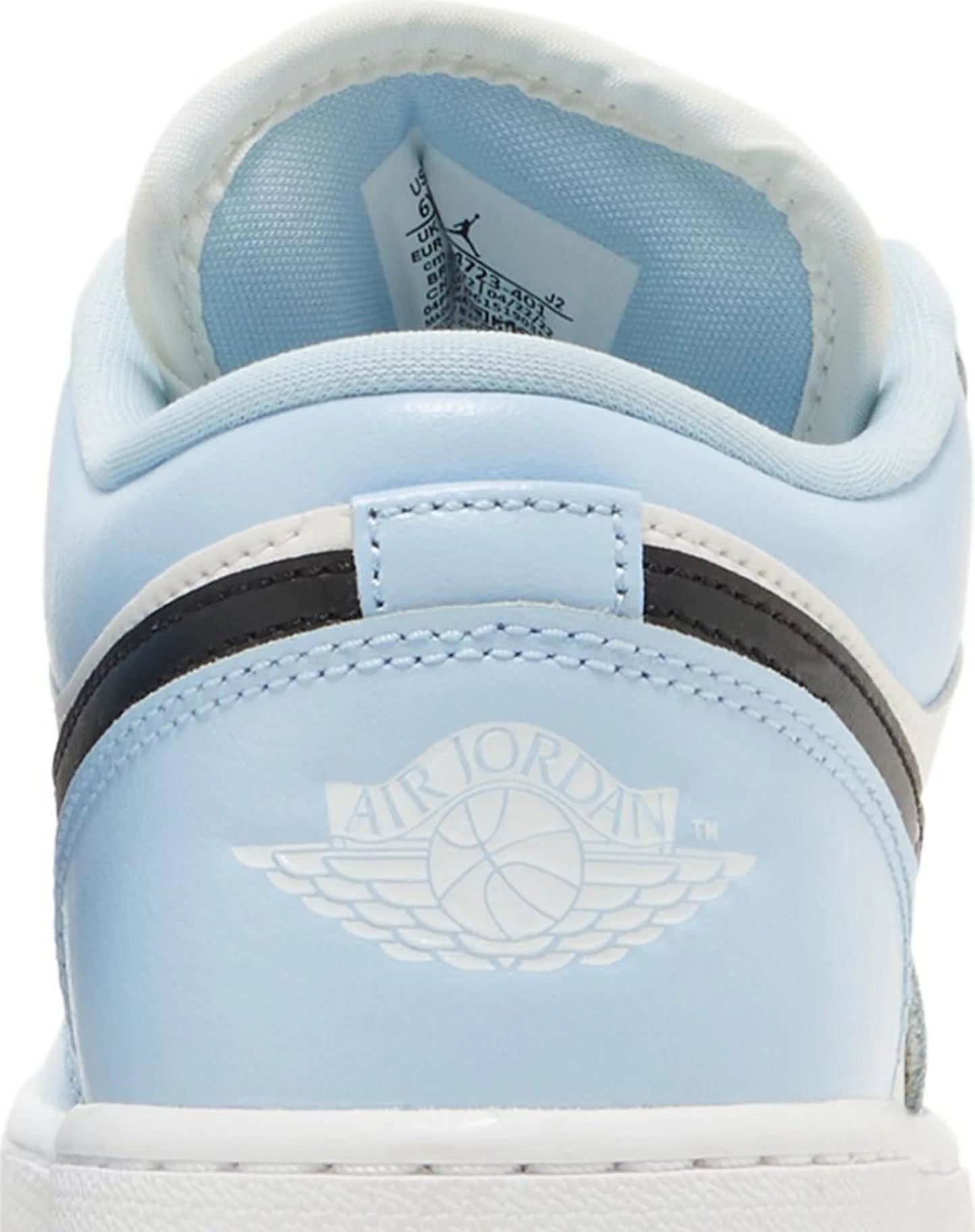 Jordan 1 Low Ice Blue Black (GS)