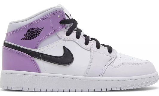 Jordan 1 Mid Barely Grape GS