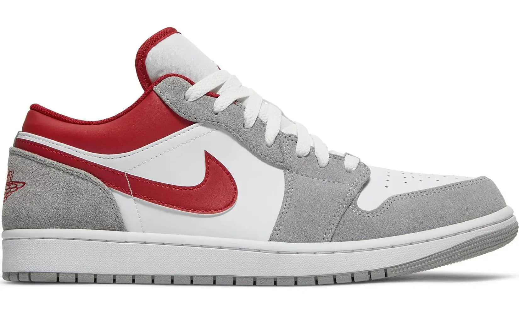 Jordan 1 Low SE Light Smoke Grey Gym Red