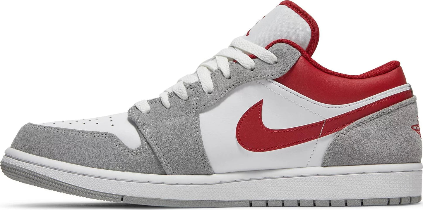 Jordan 1 Low SE Light Smoke Grey Gym Red