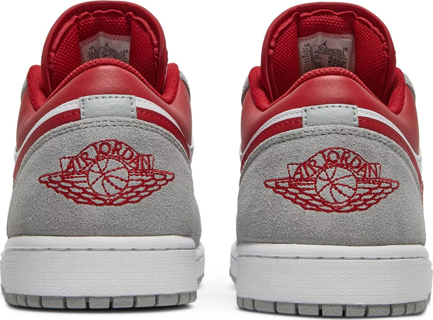 Jordan 1 Low SE Light Smoke Grey Gym Red