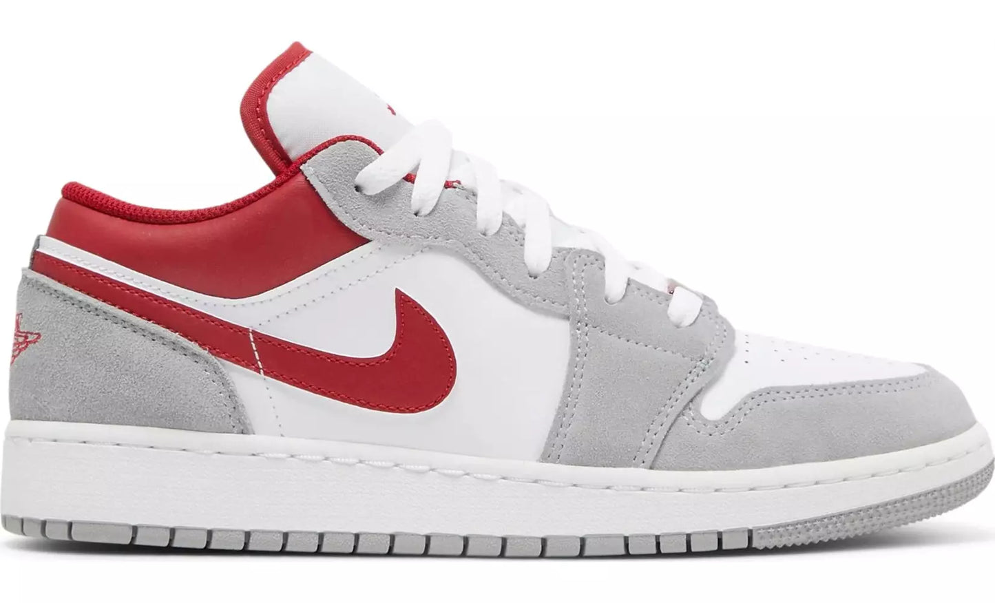 Jordan 1 Low SE Smoke Grey Gym Red GS