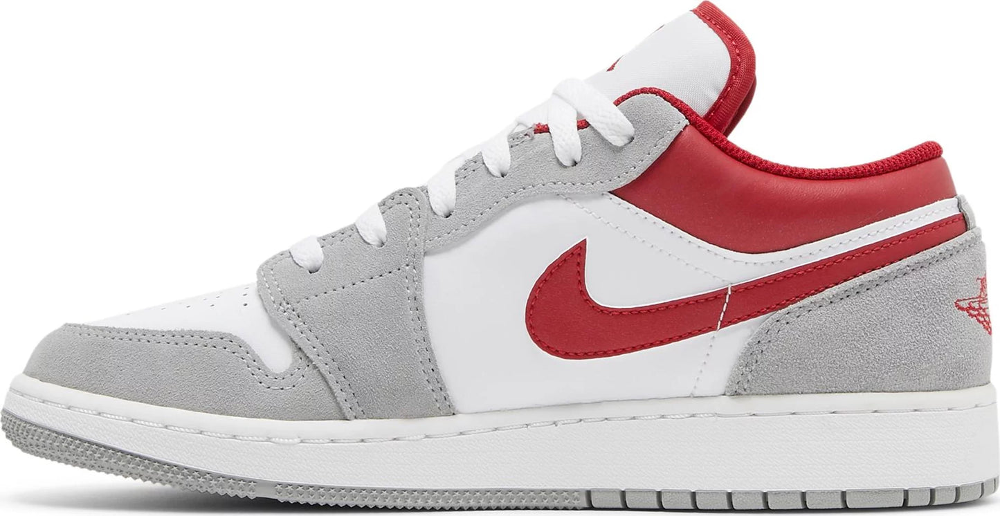 Jordan 1 Low SE Smoke Grey Gym Red (GS)