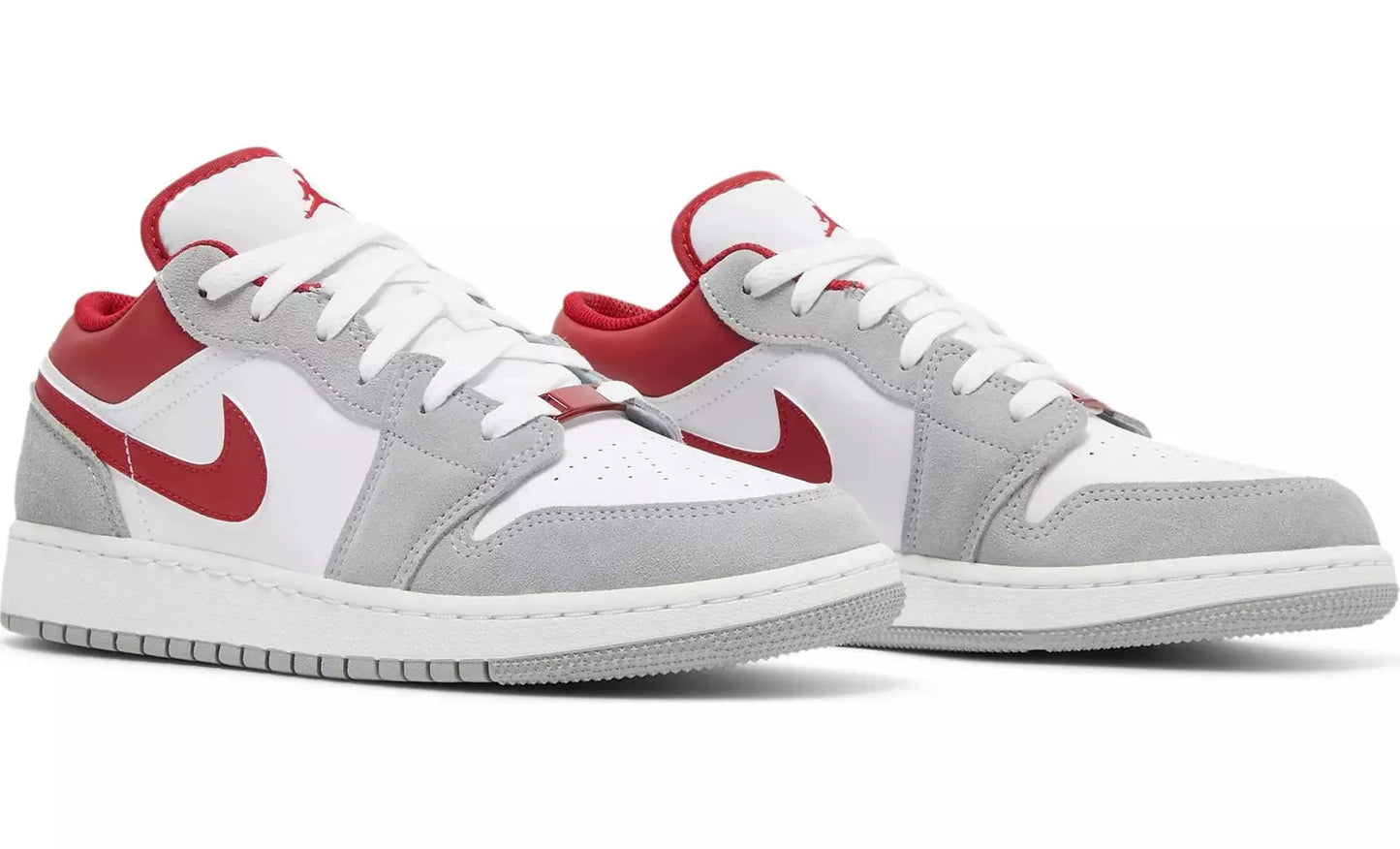 Jordan 1 Low SE Smoke Grey Gym Red (GS)